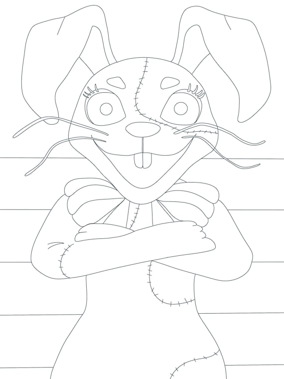 5 X A4 Fnaf 2023 Bundle1 Digital Colouring Pages of Freddy, Vanny, Chica,  Bonny and Circus Baby - Etsy Israel