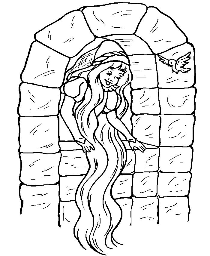 Rapunzel Coloring Pages | Free Coloring Online