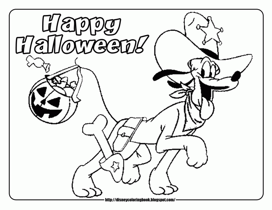 Halloween Mickey Mouse Amp Pluto Gt Disney Amp S Printable 