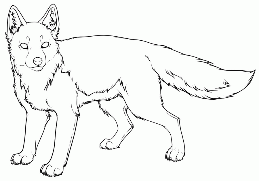 Warrior Cat love Free lineart by Tesseri-