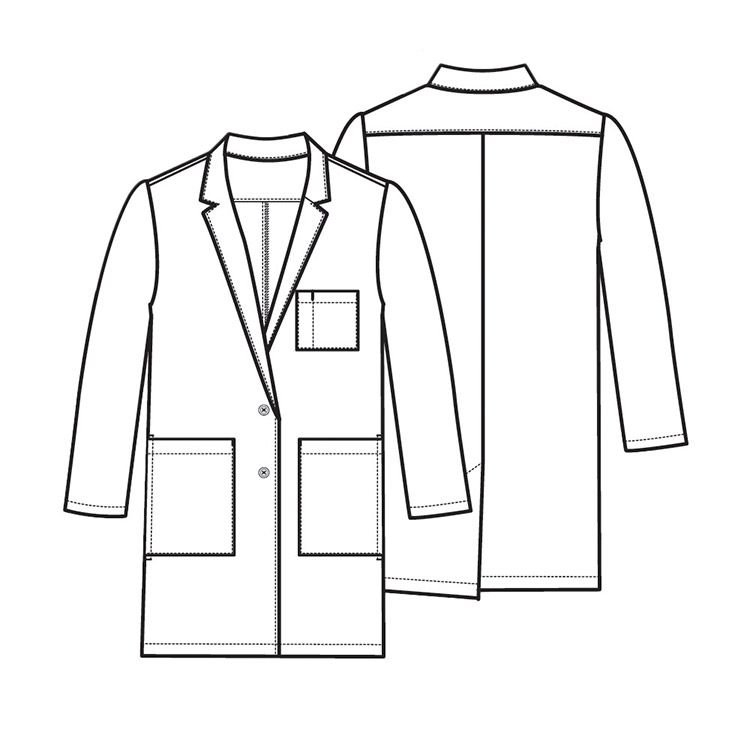 Lab Coats by Maevn Unisex Twill Lab Coat | allheart.