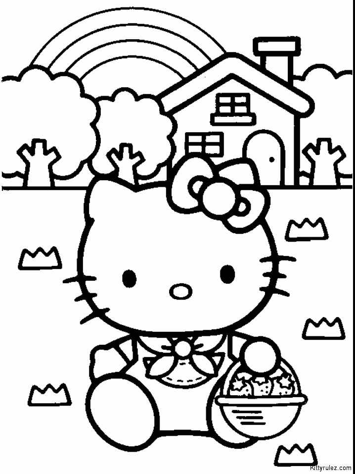 Hello Kitty Coloring Pages | Coloring Pages For Kids