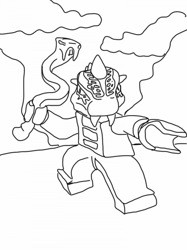 Ninjago Coloring Pages Snakes Free Coloring Pages 185314 Jay 