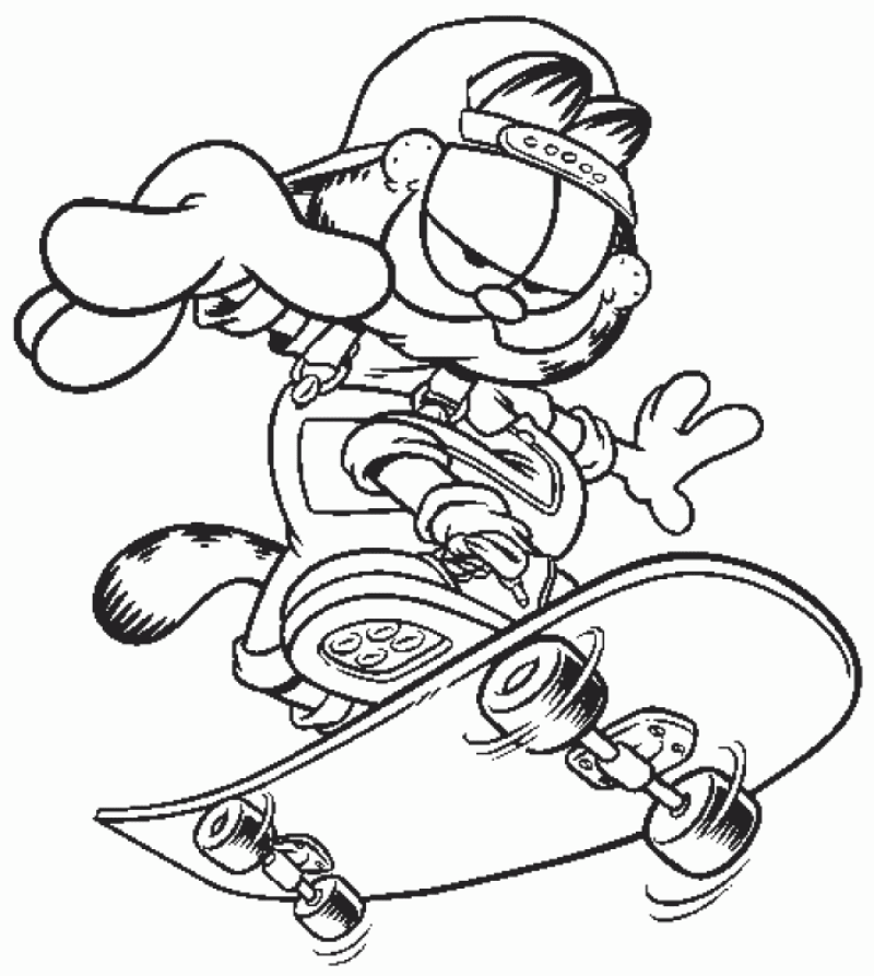 garfield-coloring-pictures-70wwn377 - HD Printable Coloring Pages