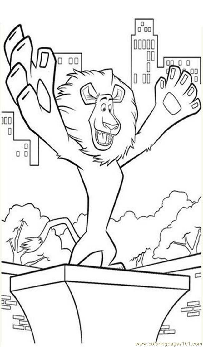 Coloring Pages Madagascar Coloring Pages 5 (Cartoons > Madagascar 