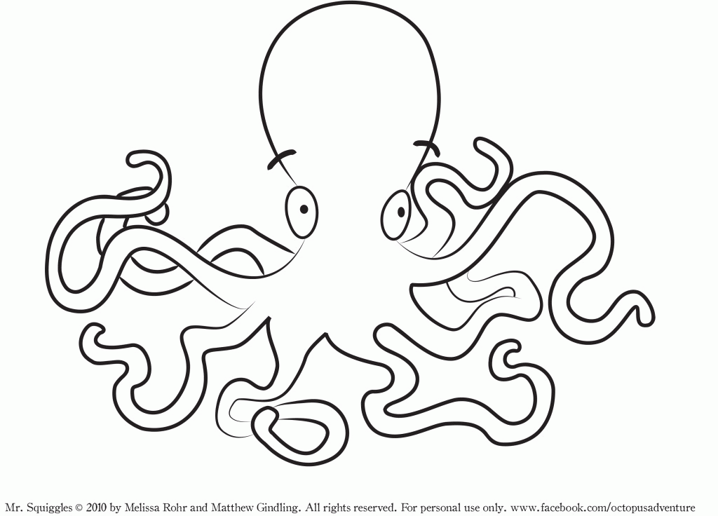 Octopus Coloring Pages - Free Coloring Pages For KidsFree Coloring 