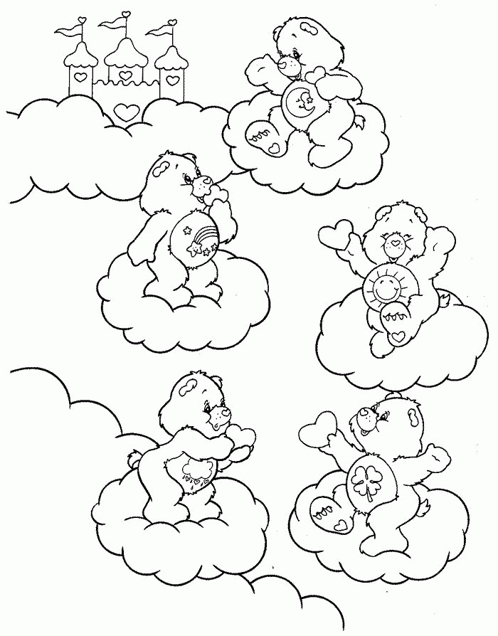 free care bear Colouring Pages