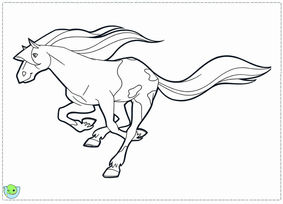 Horseland Coloring page