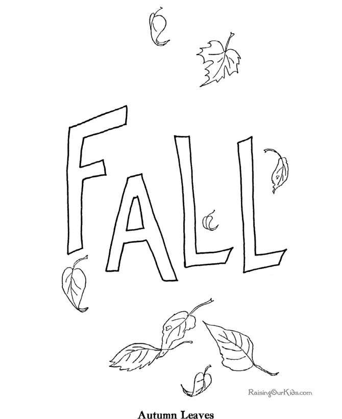 Fall Coloring Pages Printables Images & Pictures - Becuo
