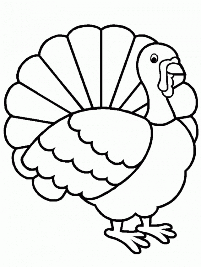 Printable Thanksgiving Coloring Page Baby Amp S First Coloring 