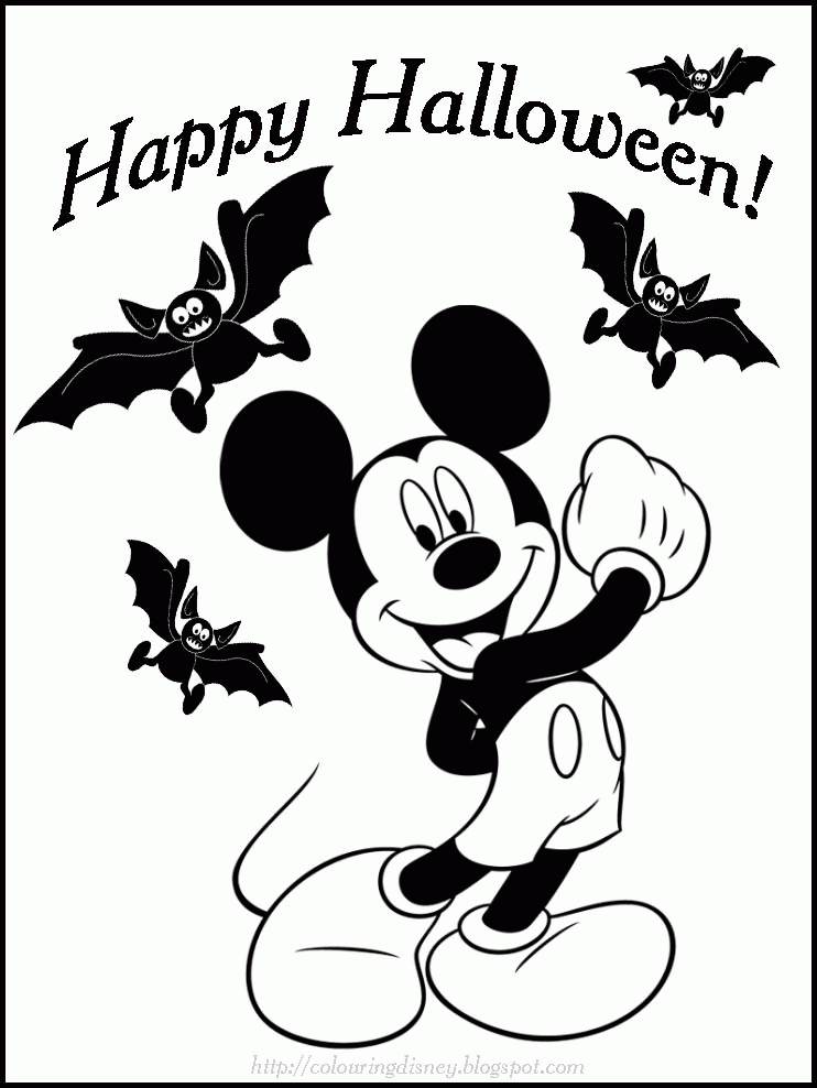 Disney Halloween Coloring Pages | Great Images Gallery