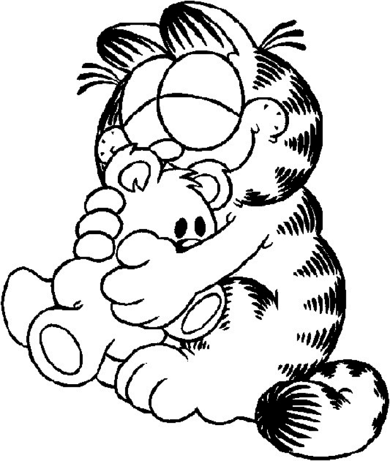 Garfield Coloring Pages