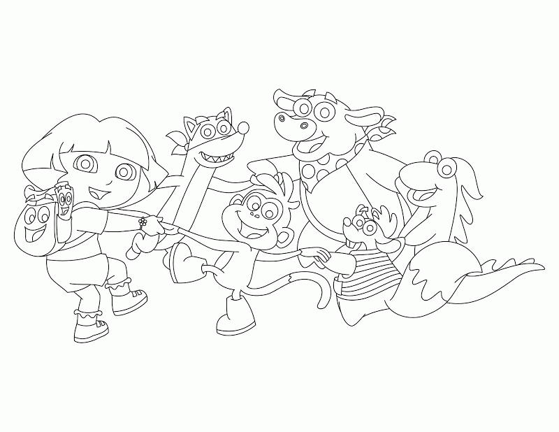 dora-the-explorer-and-friends-in-circle-coloring-page.jpg