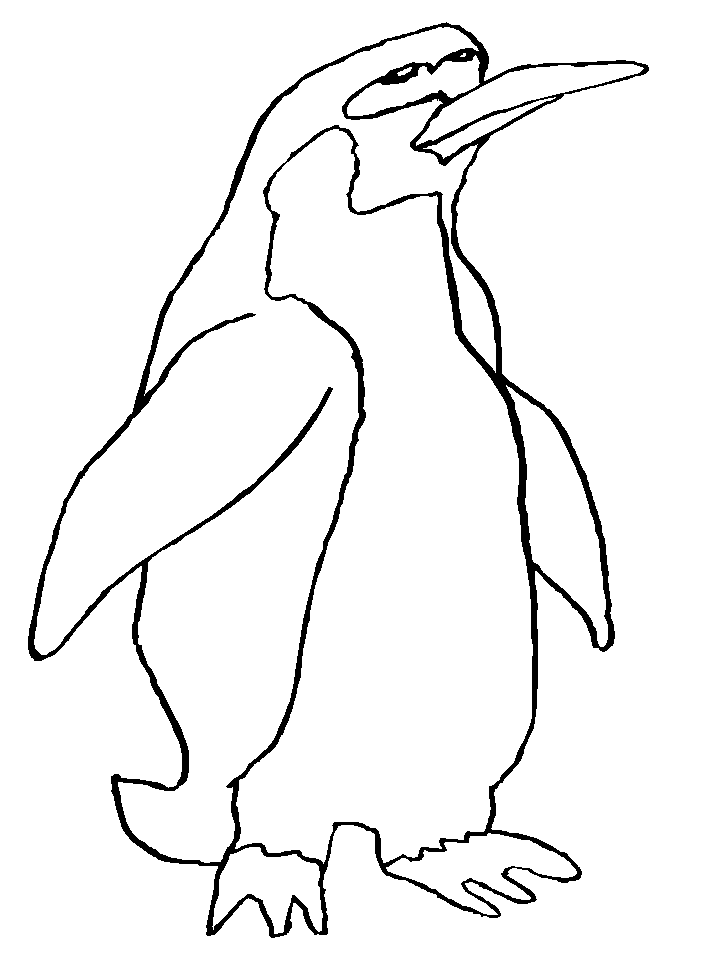 Penguins Coloring Page | Animal Coloring Pages | Kids Coloring 