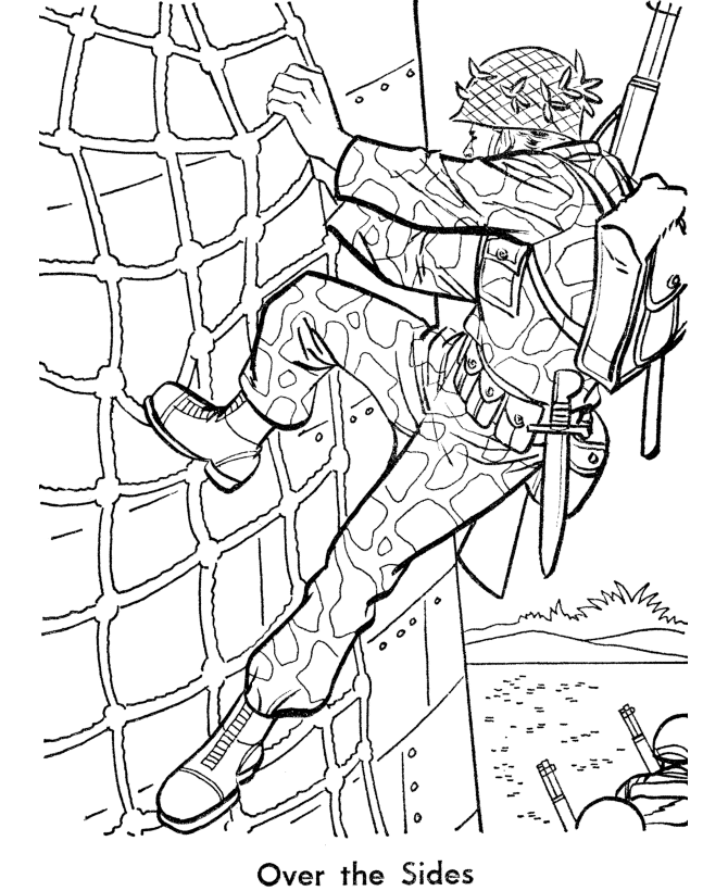 D-Day Coloring Pages