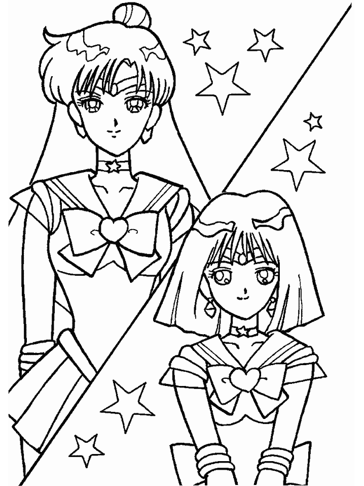 japanese cartoon Colouring Pages (page 2)