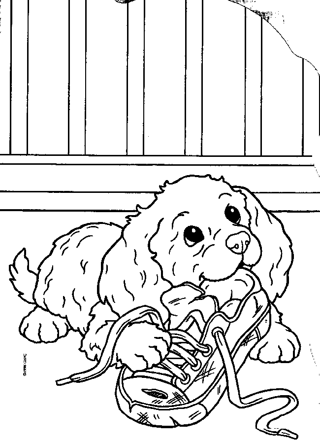 Free Coloring Pages Of Puppies 87 | Free Printable Coloring Pages