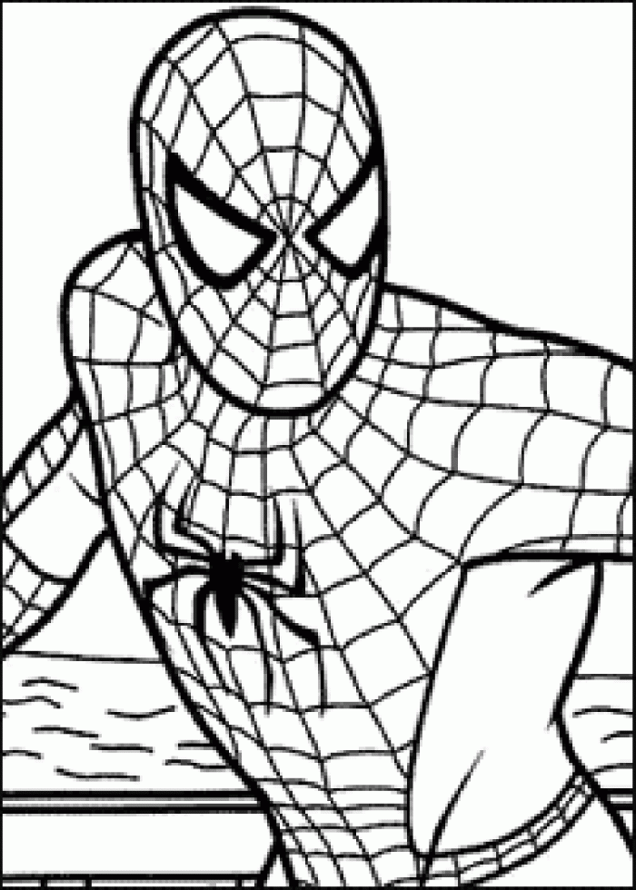 Spiderman Printables Coloring Pages