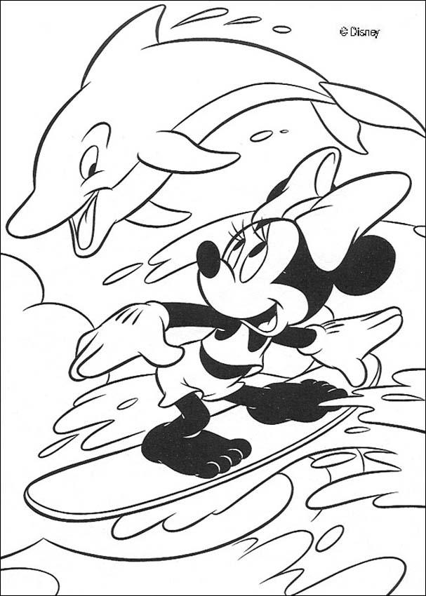 Mickey And Minnie Mouse Kissing Coloring Pages Tattoo Page 2