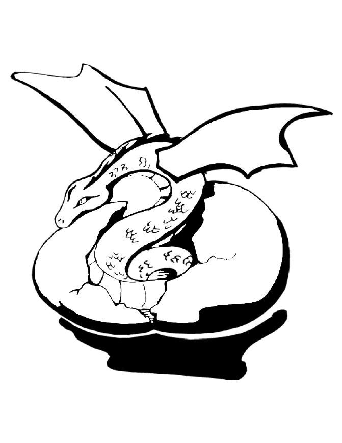 Dragon Coloring Pages (