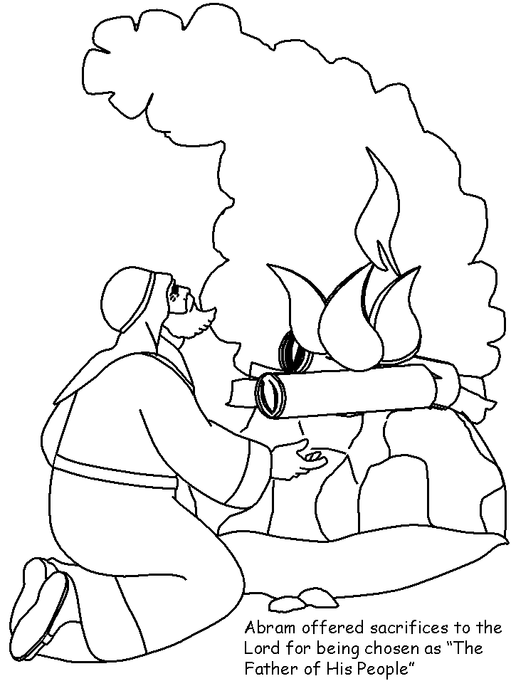 Abram Bible Coloring Pages & Coloring Book