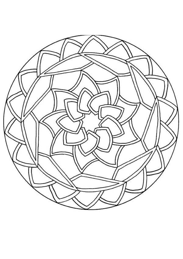 Mandalas para NOVATOS : 46 desenhos para colorir de graça & folhas 