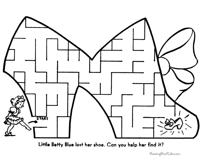 Print Activities For Kids | Free coloring pages