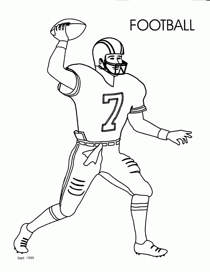 college football Colouring Pages