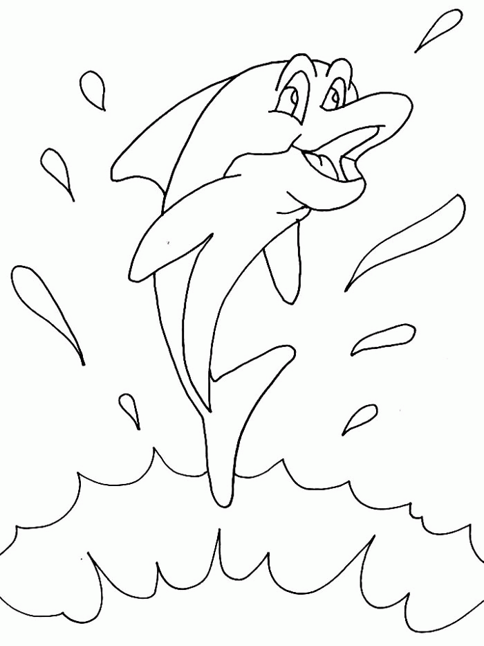 Dolphin coloring pages | 着色页 | 着色のページ | halaman mewarnai 