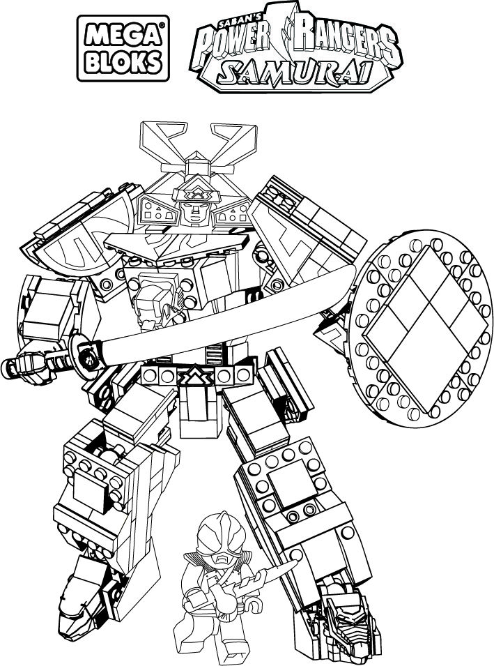 mega bloks power rangers coloring pages | Coloring Pages For Kids