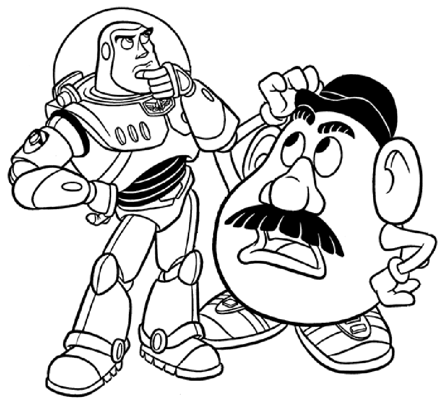Toy Story | Free Printable Coloring Pages 
