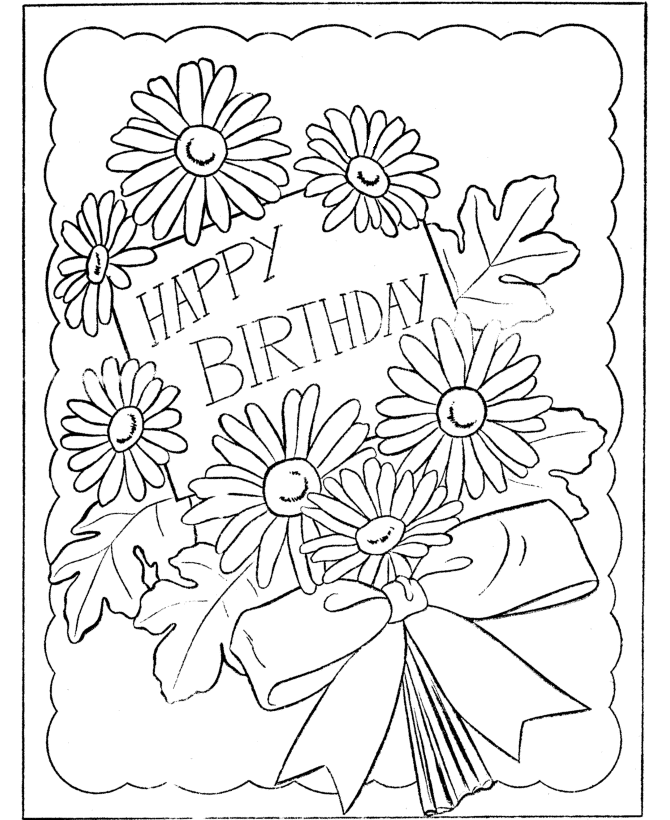 Coloring Pages For Boys - Bing Images | Birthday cards