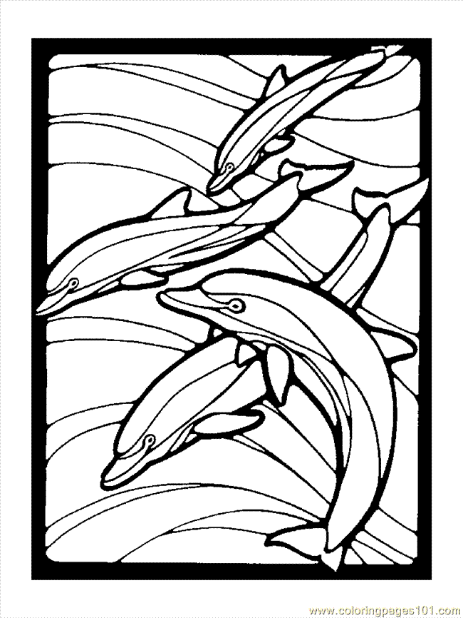 Coloring Pages Dolphins Coloring Page (Mammals > Dolphin) - free 