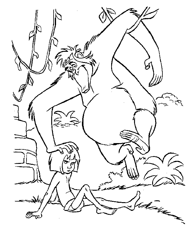 Jungle Book Coloring Pages 1 | Free Printable Coloring Pages 