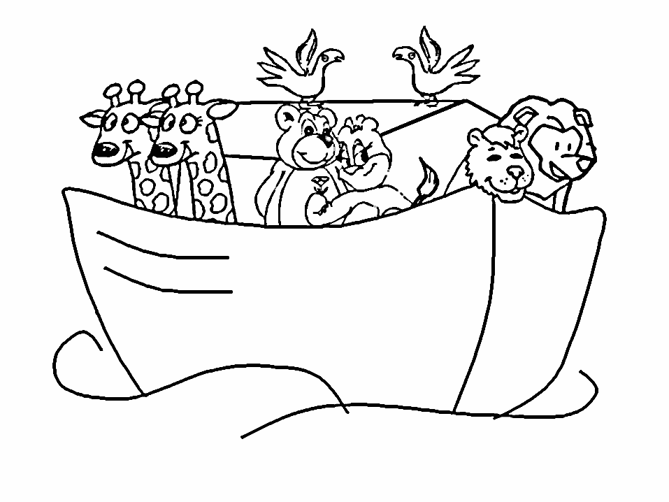 Noahs Ark Coloring Page - Coloring Nation