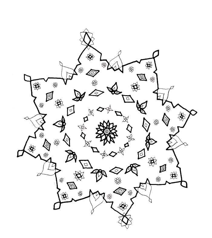 Snow in winter Colouring Pages (page 3)