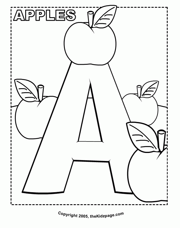 Alphabet Coloring Pages For ToddlersColoring Pages | Coloring Pages