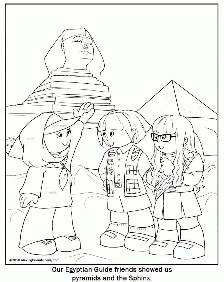 Egypt Coloring Page