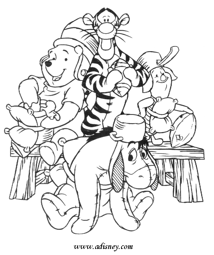 Dibujos para colorear de Winnie the pooh