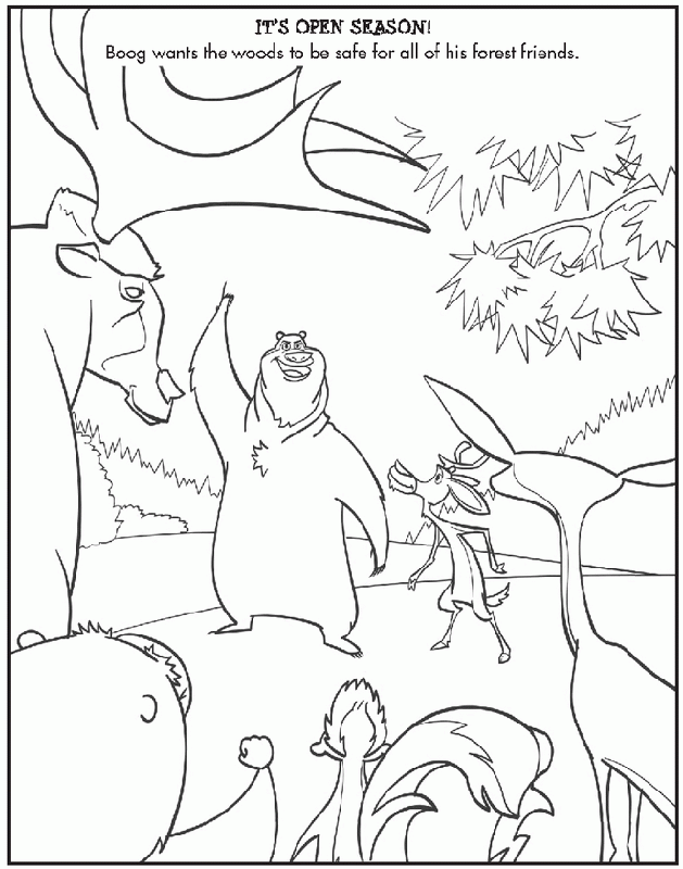 Open Season | Free Printable Coloring Pages