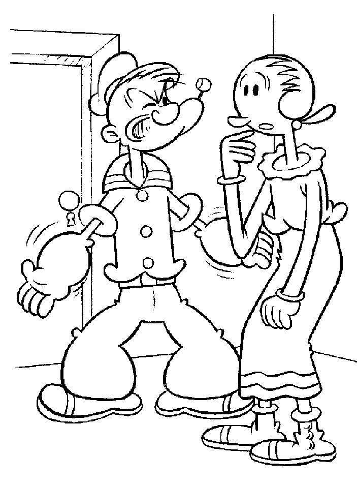 Spinach Coloring Sheets