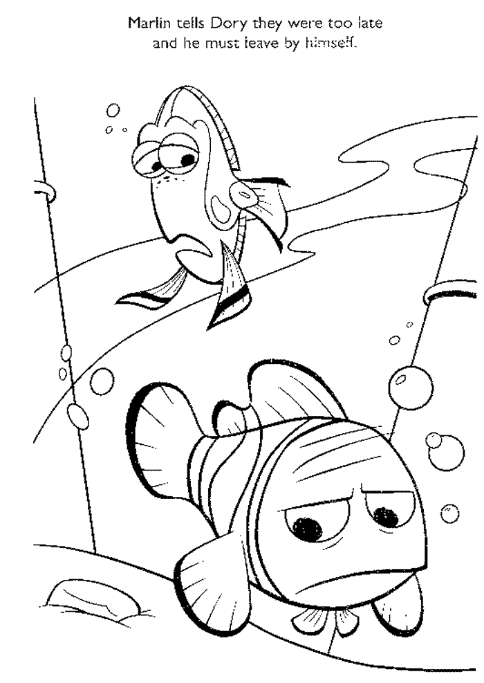 Finding Nemo Coloring Pages | Disney coloring page