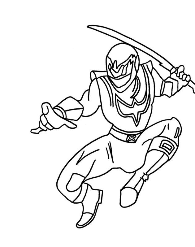 Power Rangers Were Running Coloring Page For Kids - Power Rangers 