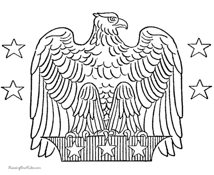 Eagle coloring pages -004