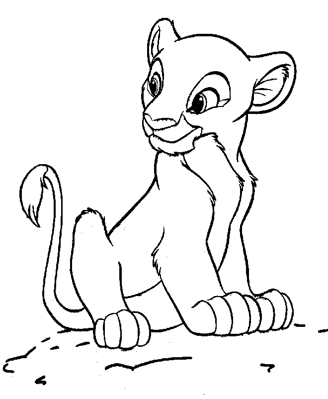 The Lion King Colouring Pages- PC Based Colouring Software 