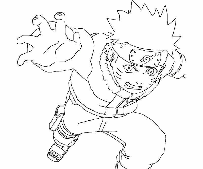 Coloring Pages Of Naruto 1 Tail