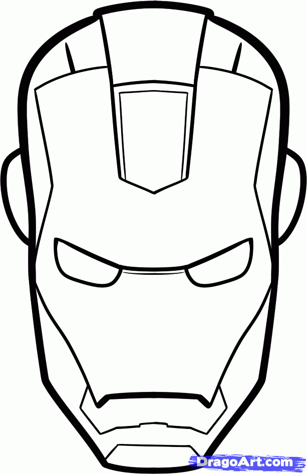 I-cape: Tutorial - How to draw Iron Man's Helmet