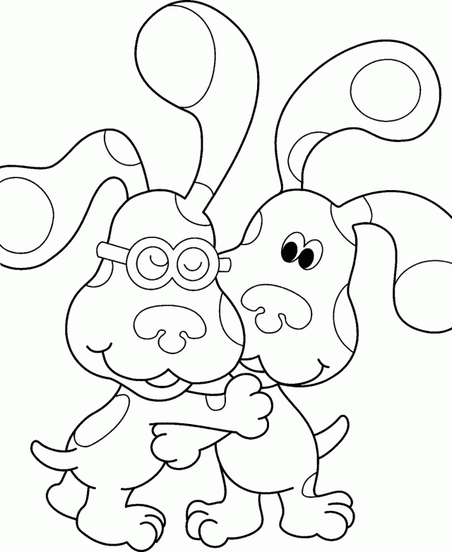Blue S Clues Coloring Pages Printable Coloring Pages For Kids 