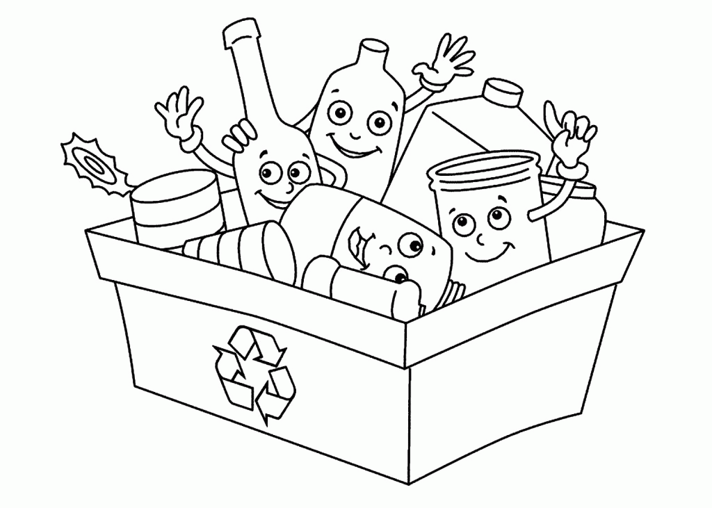 Recycling Coloring Pages - Free Coloring Pages For KidsFree 