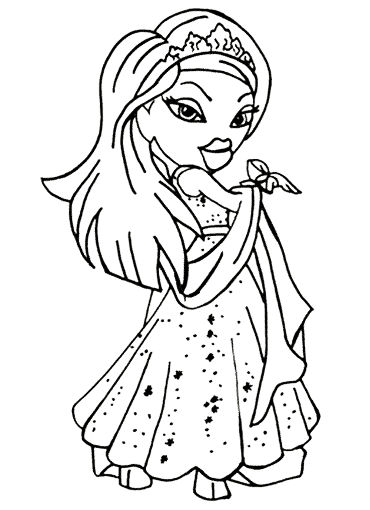 Prince And Princess Coloring Pages